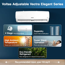 Load image into Gallery viewer, VOLTAS 1.0 TON 3 STAR INVERTER SPLIT AC 123V VECTRA ELEGANT
